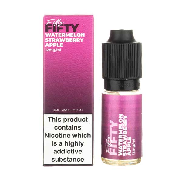 Watermelon Strawberry Apple E-Liquid by VS Fifty Fifty Watermelon Strawberry Apple E-Liquid by VS Fifty Fifty