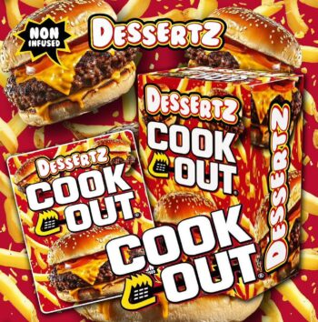Dessertz Cook Out strain, Cook Out cannabis strain, dessert hybrid cannabis, hybrid strain effects, terpene-rich cannabis, premium cannabis strains, smooth cannabis strains, indica hybrid strain