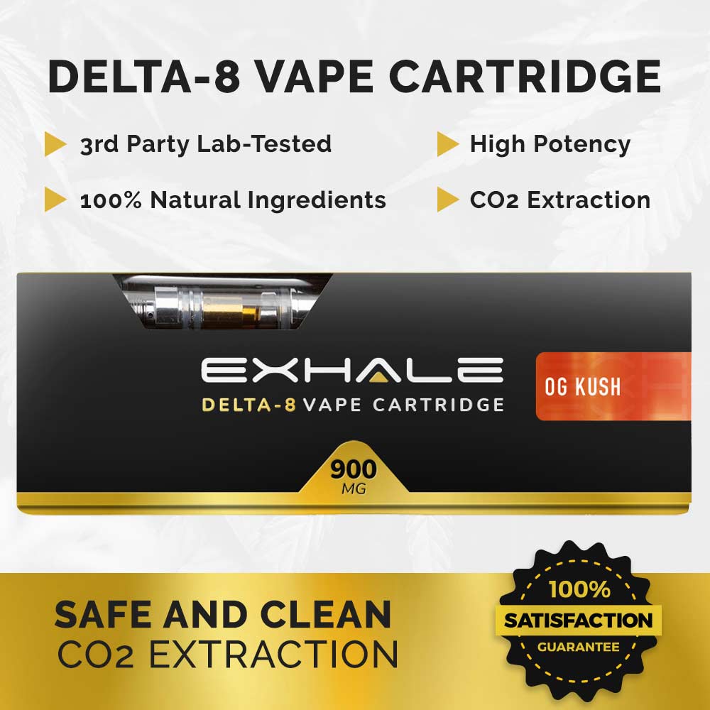 Exhale Wellness Delta 8 Vape Cartridges